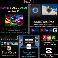 Portátil Asus ProArt HN7306EAC-LX084W AMD Ryzen AI MAX+ 395 128GB 2TB 13.3