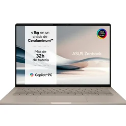 Portátil Asus Zenbook A14 OLED UX3407QA-QD283W Snapdragon X1-26-100 32GB 1TB 14" W11H