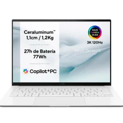 Portátil Asus Zenbook S14 OLED UX5406AA-SU248W U9-386H 32GB 14" 3K OLED W11H