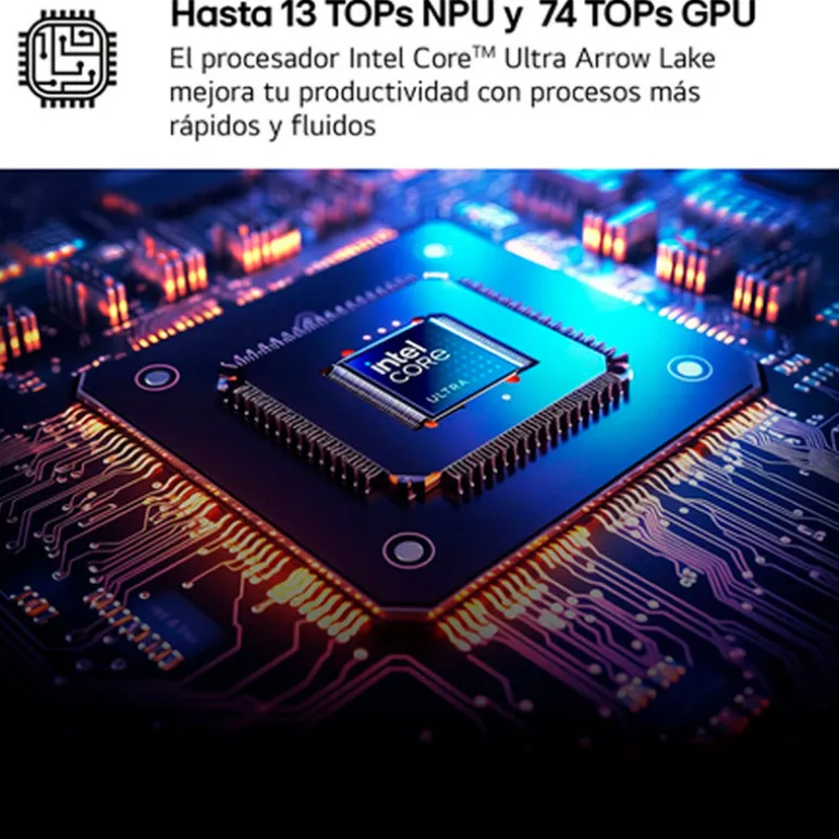 Portátil LG Gram AI 17ZD90T-G.AX88B U7-255H 32GB 1TB 17" FreeDOS