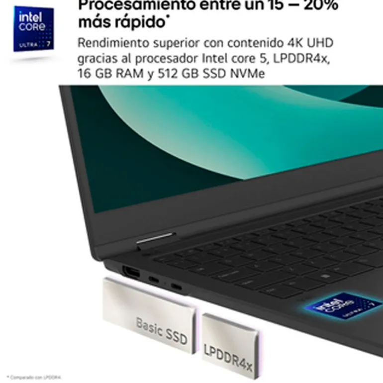 Portátil LG Gram AI 14Z90RU-G.AA55B i5-1334U 16GB 512GB 14" W11H