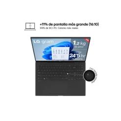 Portátil LG Gram Pro 16Z90SP U-7155H 32GB 512GB 16" W11H