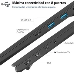 Portátil LG Gram 17Z90R-E.AD75B i7-1360P RTX 3050 32GB 512GB 17