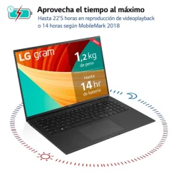 Portátil LG Gram 16Z90R-E.AD78B i7-1360P RTX 3050 32GB 1TB 16
