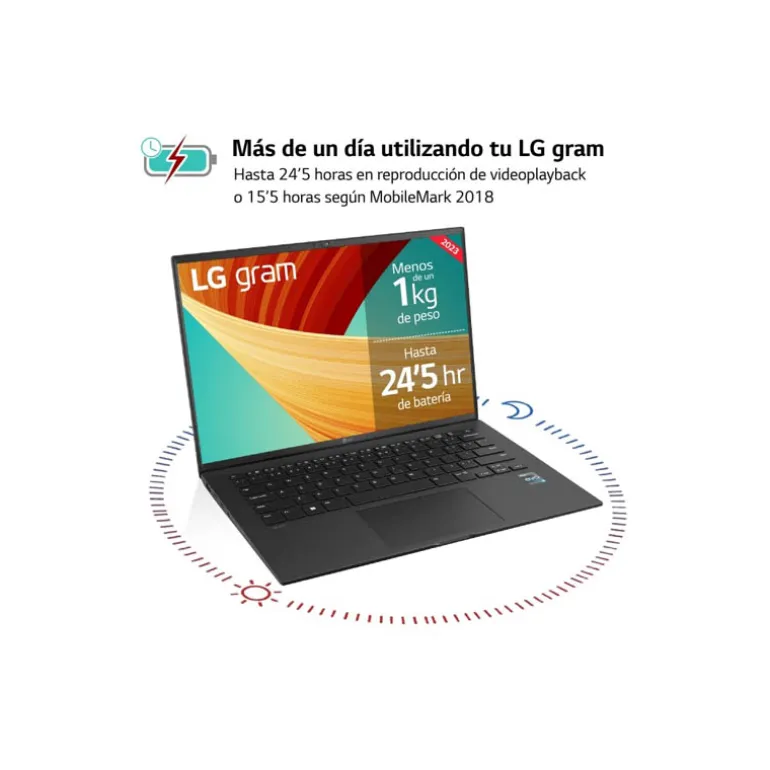 Portátil LG Gram 14Z90R-G.AP75B i7-1360P 16GB 512GB 14" W11P