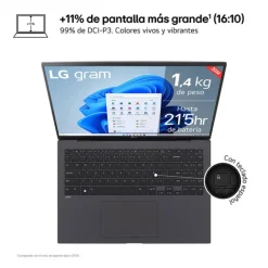 Portátil LG Gram 17Z90S U7-155H 16GB 1TB 17" W11H