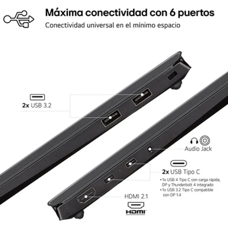 Portátil LG Gram 14Z90S-V.AP55B U5-125H 16GB 512GB 14" W11P