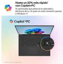 Portátil LG Gram 15Z80T AMD Ryzen AI 7 350 32GB 1TB 15
