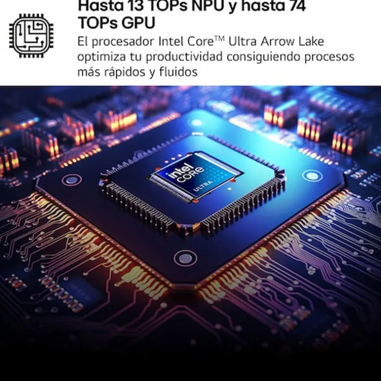 Portátil LG Gram 17Z90T U7-255H 32GB 1TB 17" W11H