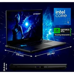 Portátil Medion Erazer Scout 17 E1 MD62759 i5-13420H RTX 5050 16GB 1TB 17.3