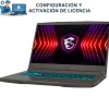Portátil MSI Thin 15 B12UC i5-12450H RTX 3050 16GB 512GB 15.6" W11P