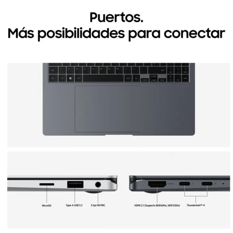 Portátil Samsung Galaxy Book4 Pro 360 U7-155H 16GB 512GB 16" W11P