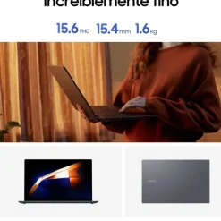 Portátil Samsung Galaxy Book4 i7-1355U 16GB 512GB 15.6