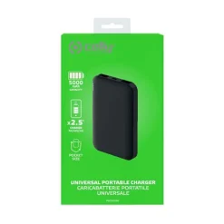 Powerbank Celly 5000mAh Negro