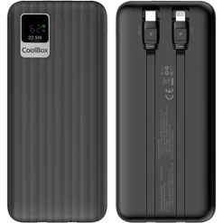 Powerbank Coolbox DP20 20000mAh LCD Negro
