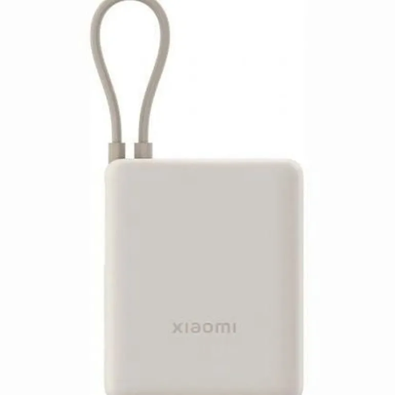 Powerbank Xiaomi BHR9333GL 33W 10000mAh Cable Integrado Beige