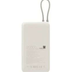 Powerbank Xiaomi BHR8851GL 33W 20000mAh Cable Integrado Beige