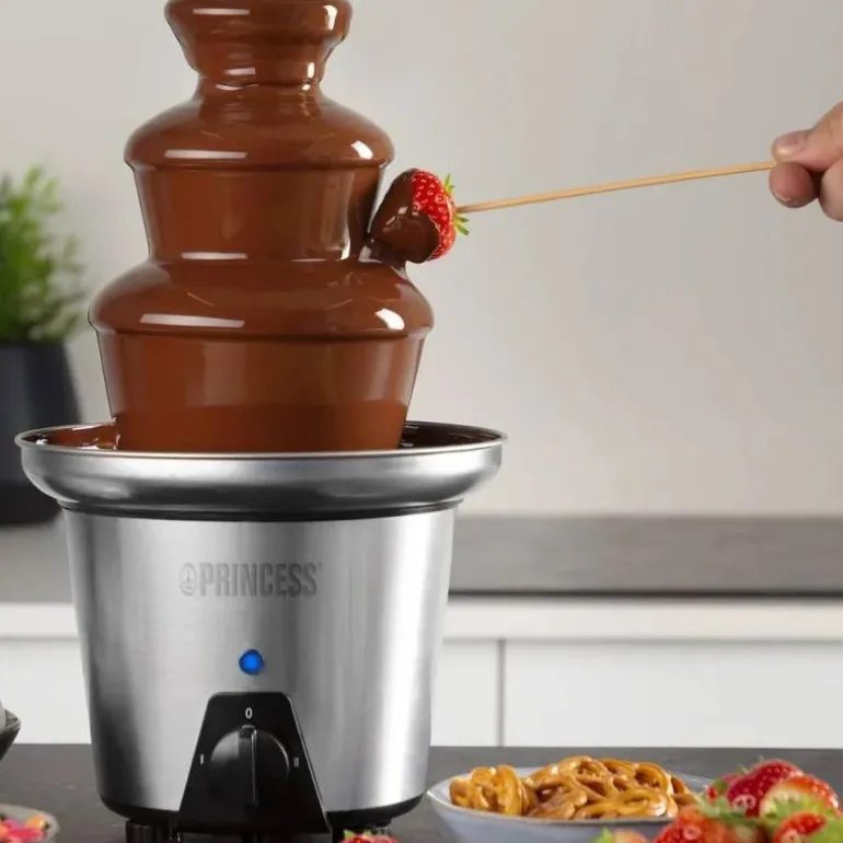 Princess Fuente Chocolate XL Plateado