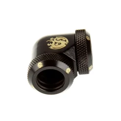 Racor Bitspower Multi-Link Codo 90º 2x 12mm AD Negro Mate