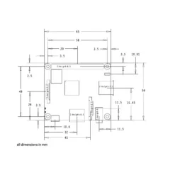 Raspberry PI3 Model A+ - Placa