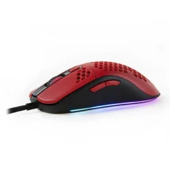 Ratón Arozzi Favo Ultra Light Gaming 16000 Dpi Negro Rojo
