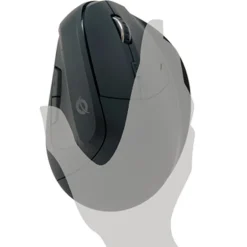 Ratón Conceptronic LORCAN03B Vertical 1600DPI 6 Botones Negro