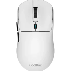 Ratón Coolbox W03 10000 Dpi Inalámbrico Ultraligero Blanco