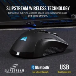 Ratón Corsair Ironclaw RGB Gaming Wireless 18000 Dpi