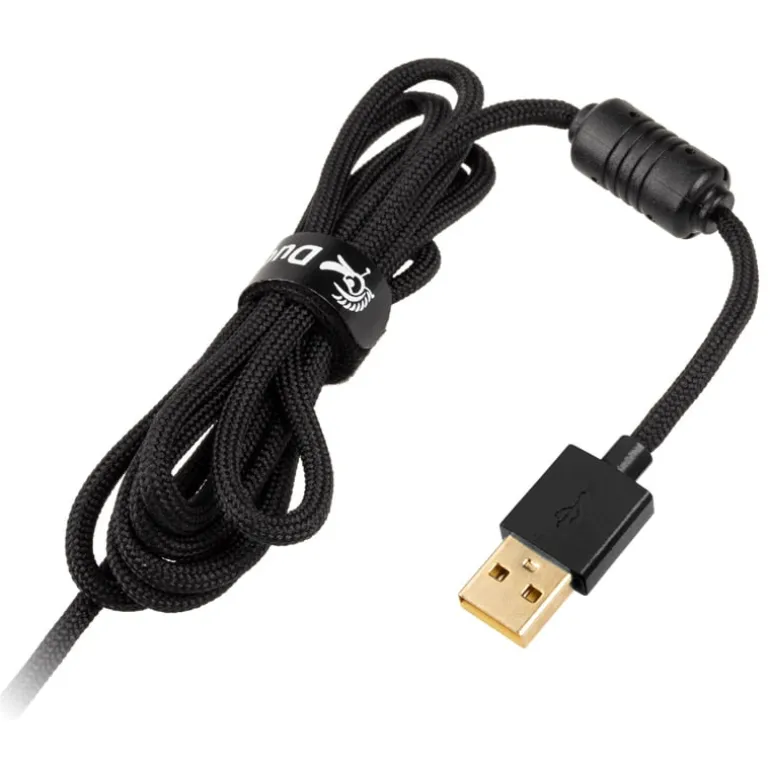 Ratón Ducky Feather Kailh Switches 16000 Dpi Negro/Blanco