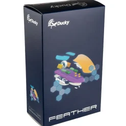 Ratón Ducky Feather Kailh Switches 16000 Dpi Negro/Blanco