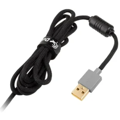 Ratón Ducky Feather Omron Switches 16000 Dpi Negro/Blanco