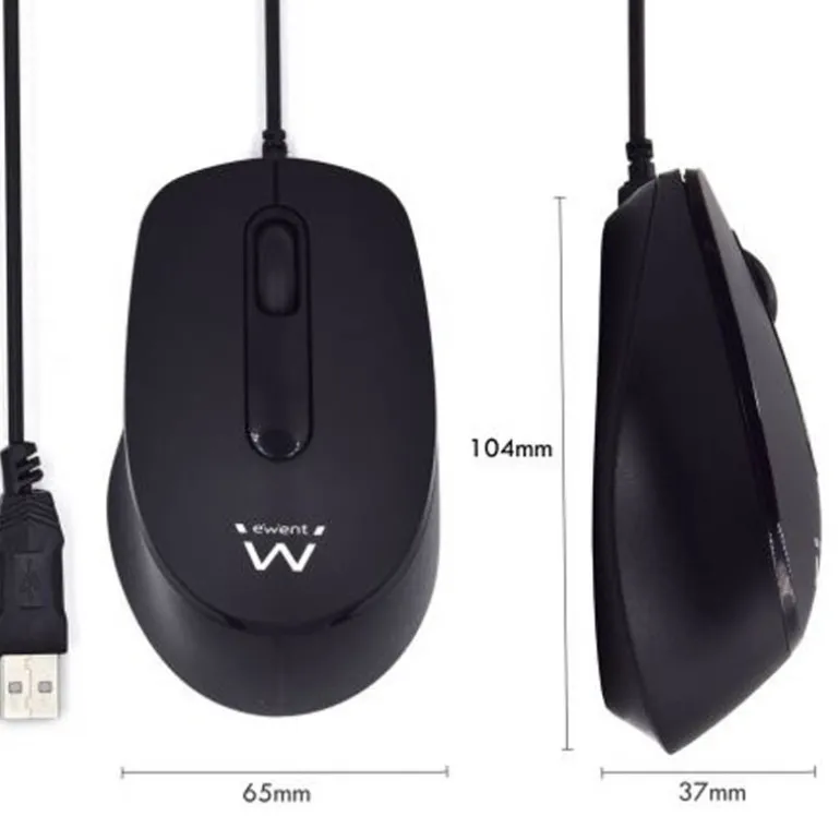 Ratón Ewent EW3159 1000 Dpi Negro