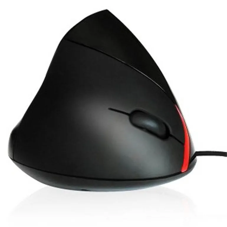 Ratón Ewent EW3156 Vertical Ergonómico 1000 Dpi 97g Negro