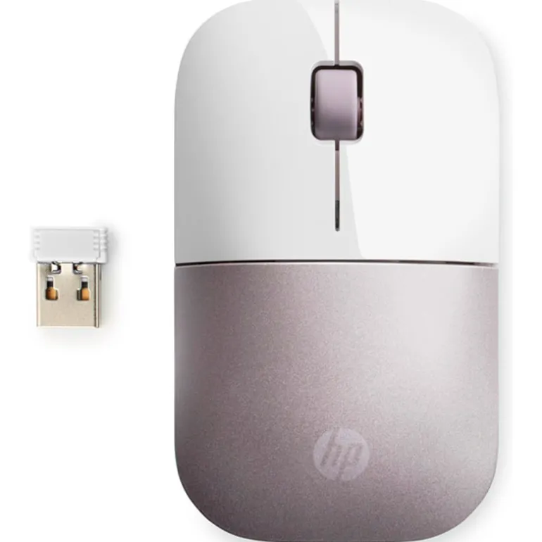 Ratón HP Z3700 1200 Dpi Inalámbrico Blanco/Rosa