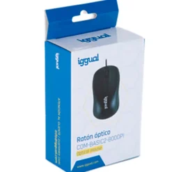 Ratón iggual COM-BASIC2 800 Dpi Óptico Negro