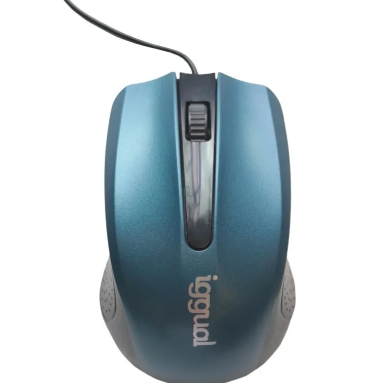 Ratón iggual COM-ERGONOMIC-RL 800 Dpi Azul