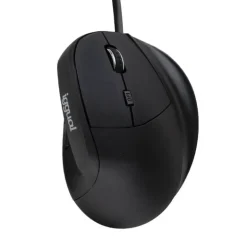 Ratón iggual ERGO-V Vertical Ergonómico 2400 Dpi Negro