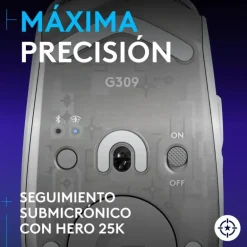 Ratón Logitech G G309 Lightspeed 2560 DPI Blanco