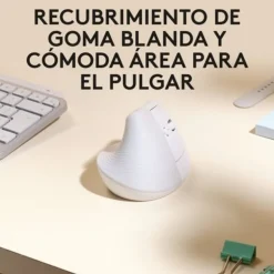Ratón Logitech Lift For Mac 4000 Dpi Wireless Blanco