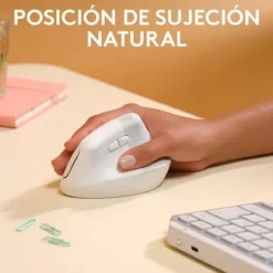 Ratón Logitech Lift For Mac 4000 Dpi Wireless Blanco