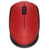 Ratón Logitech M171 1000dpi USB 2.0 Rojo/Negro
