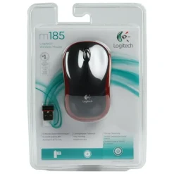 Ratón Logitech M185 Rojo