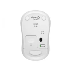 Ratón Logitech M240 Silent 4000 Dpi Óptico Bluetooth Blanco Crudo