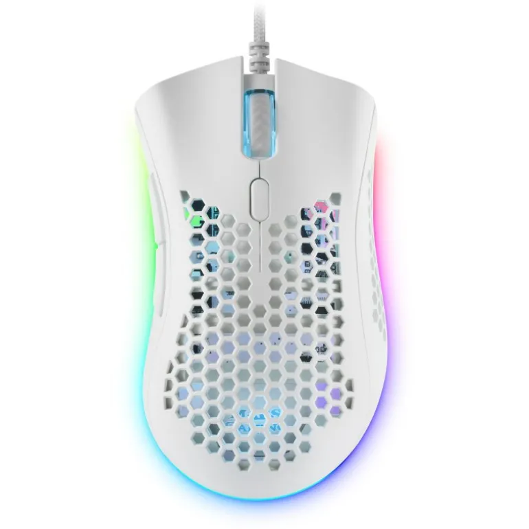 Ratón Mars Gaming MMEX Ratón Gaming RGB 32000Dpi Blanco