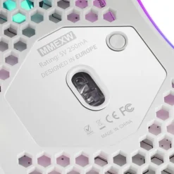 Ratón Mars Gaming MMEX Ratón Gaming RGB 32000Dpi Blanco