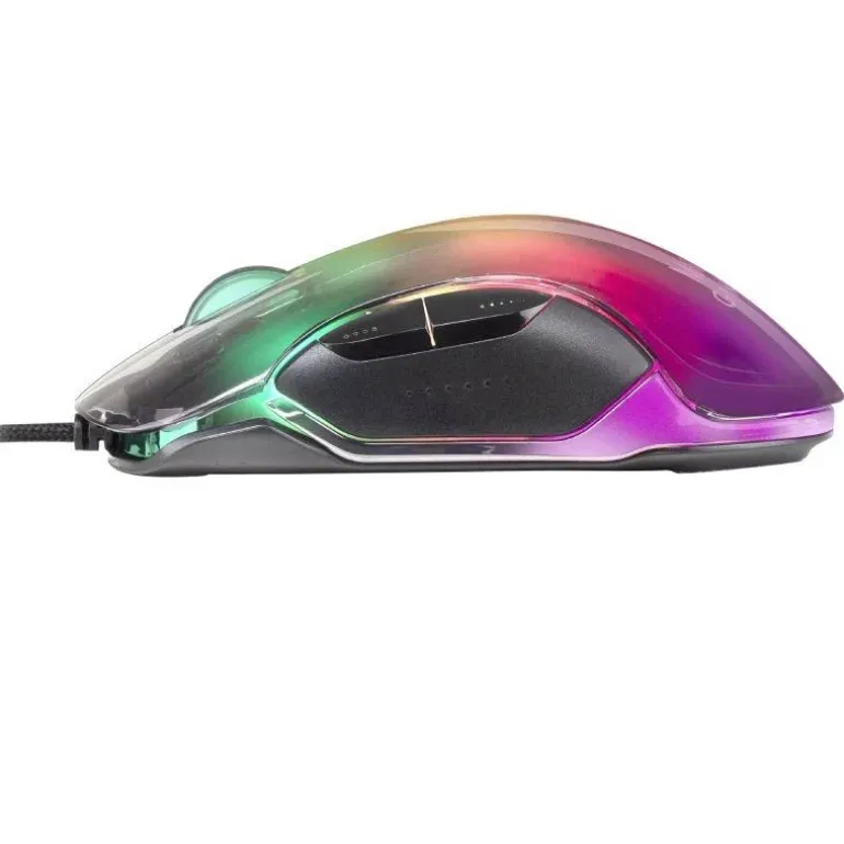 Ratón Mars Gaming MMGLOW 12800 Dpi RGB Chroma-Glow Negro