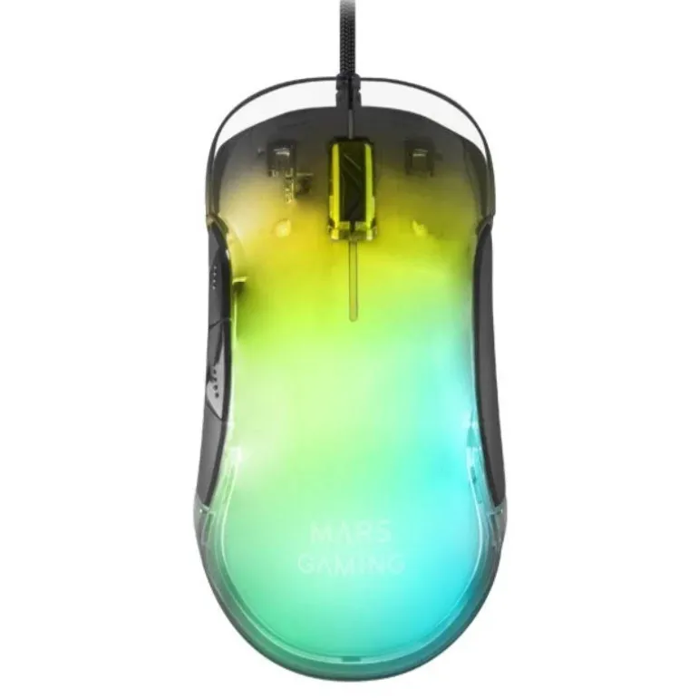 Ratón Mars Gaming MMGLOW 12800 Dpi RGB Chroma-Glow Negro