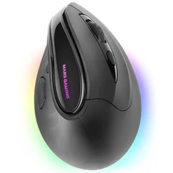 Ratón Mars Gaming MM-SK 8400 Dpi Tri-Mode RGB Ergonómico Negro