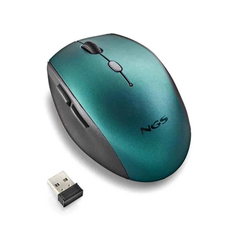 Ratón NGS Bee 1600 Dpi Wireless Azul
