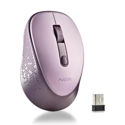 Ratón NGS Dew 1600 Dpi Wireless Lila